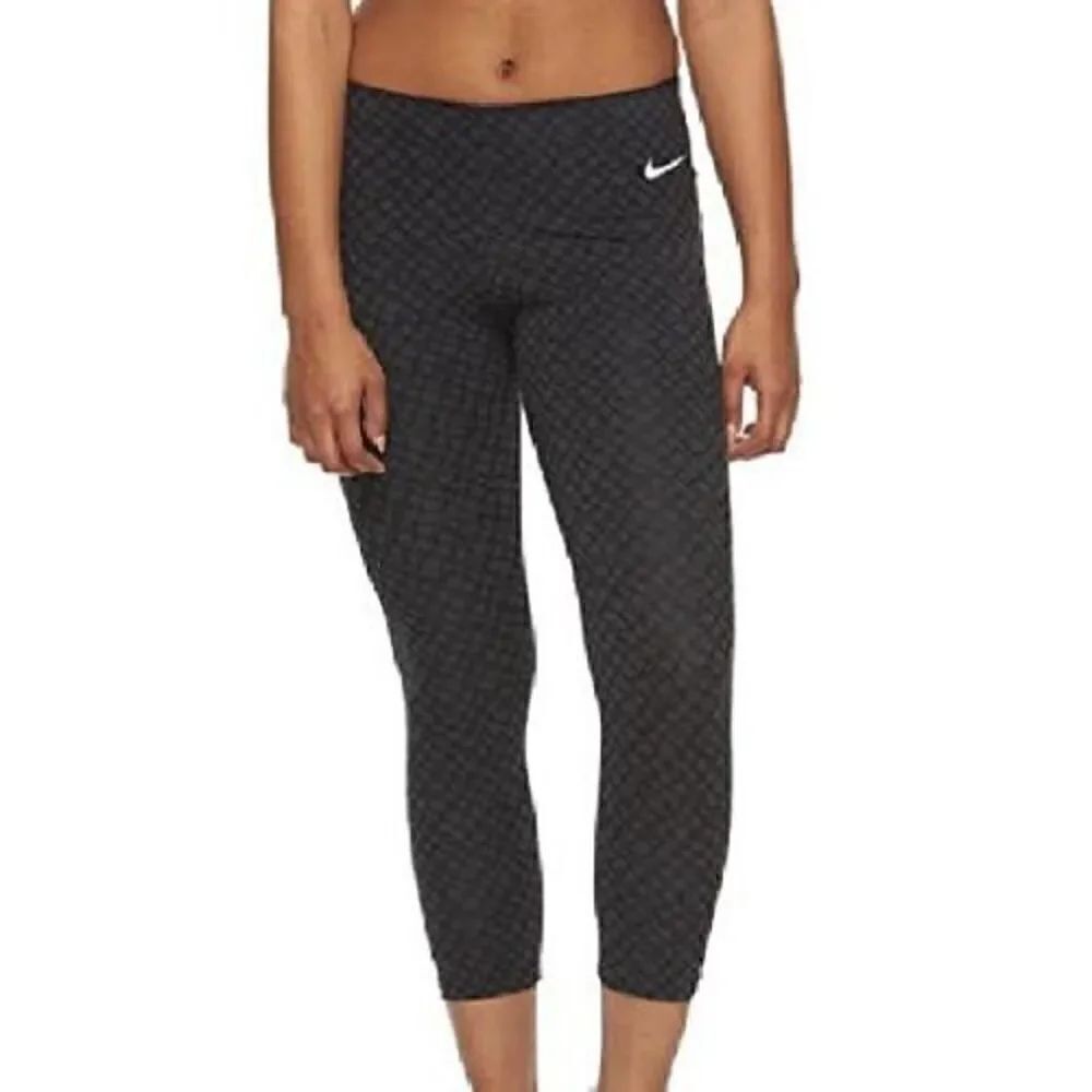 Nike club printed cropped leggings small new